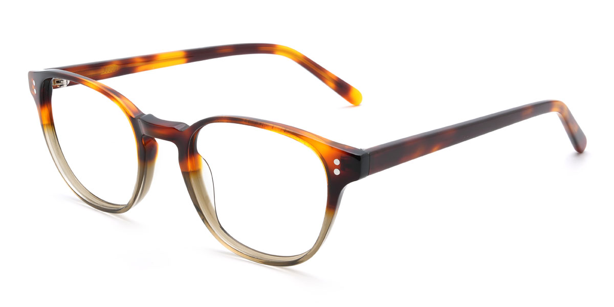 Zöld teknőspáncél Bohannon Szemüveg - Oval Glasses