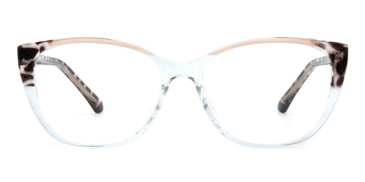 Sárga kék Christoff - Rectangle Glasses