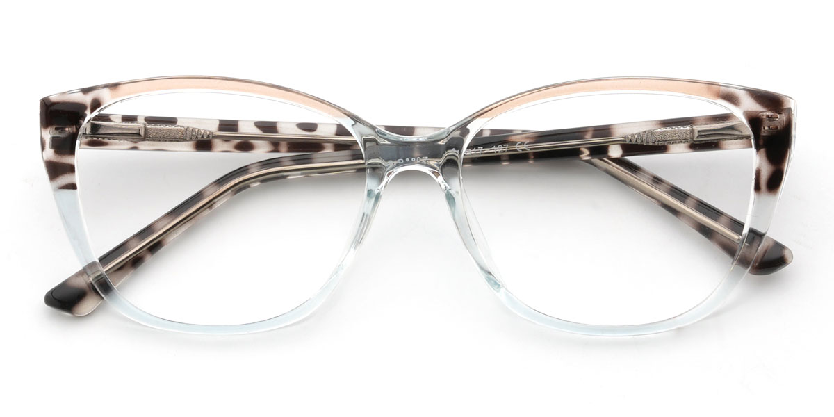 Sárga kék Christoff Szemüveg - Rectangle Glasses