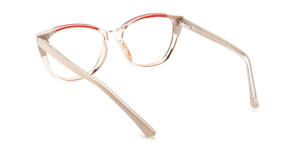 Nude Rózsaszín Narancs Christoff Szemüveg - Rectangle Glasses