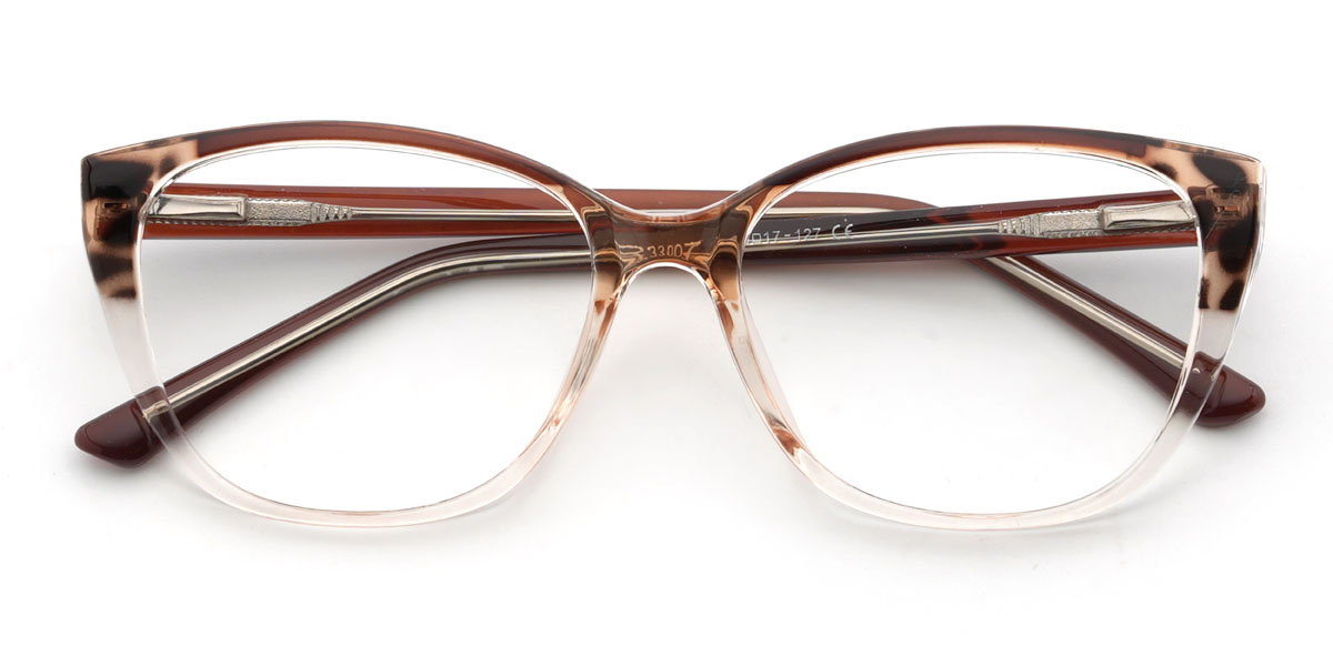 Narancs teknősbéka Christoff Szemüveg - Rectangle Glasses