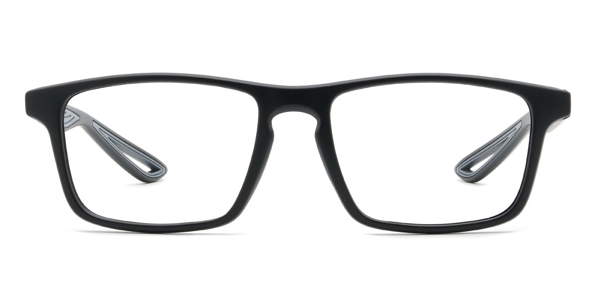 Fekete szürke Zaharia Szemüveg - Rectangle Glasses