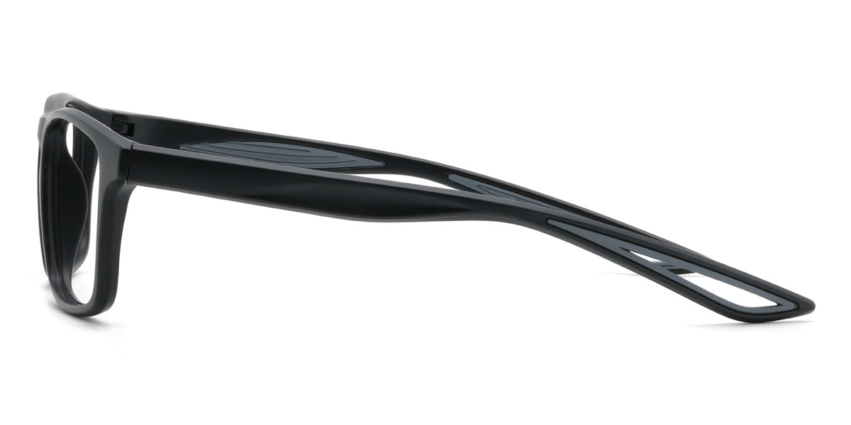 Fekete szürke Zaharia Szemüveg - Rectangle Glasses