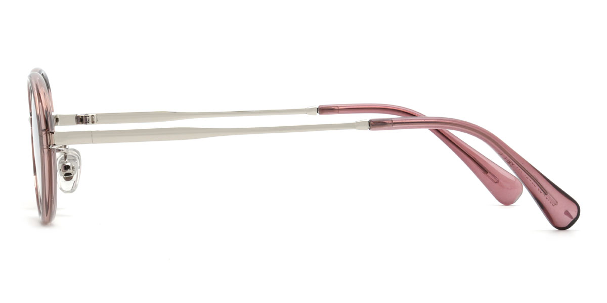 Rózsaszín Lila Rózsaszín Bitty Szemüveg - Oval Sunglasses