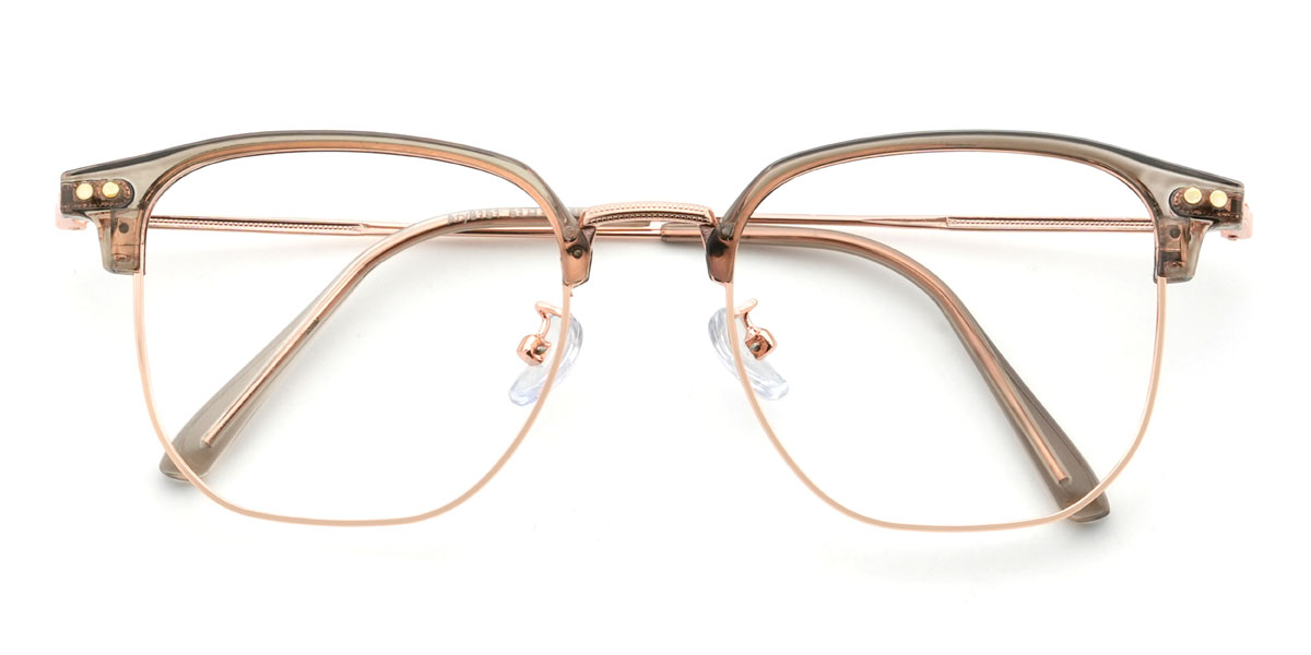 Rózsaszín Arany szürke Ramani Szemüveg - Square Glasses