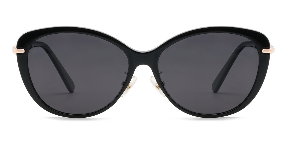Fekete szürke Nickie Szemüveg - Cat Eye Sunglasses