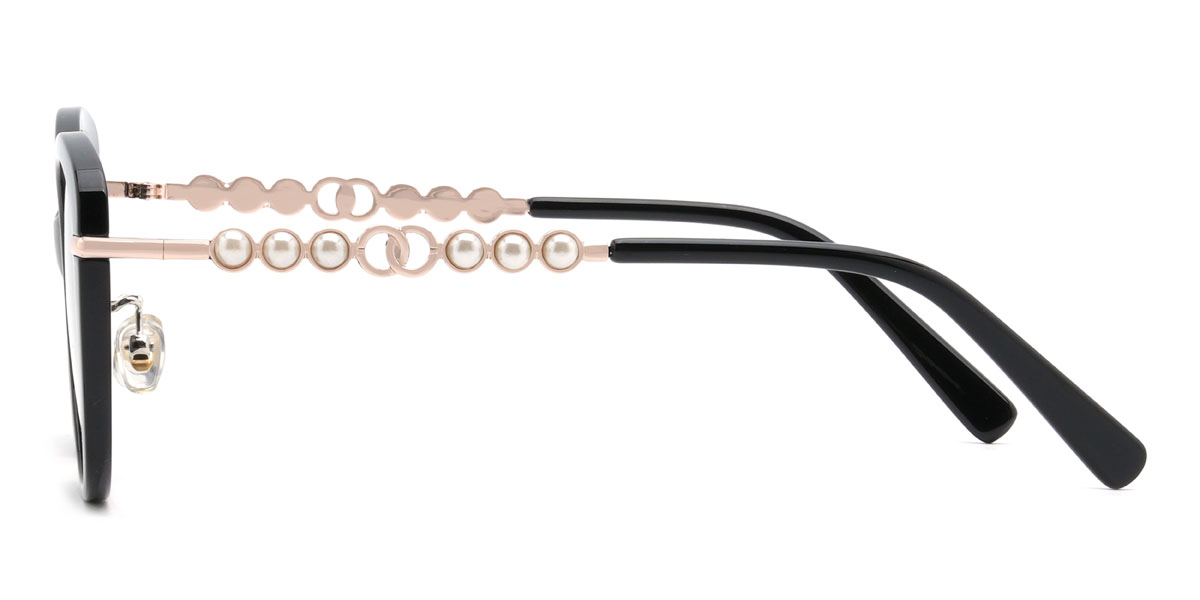 Fekete szürke Nickie Szemüveg - Cat Eye Sunglasses