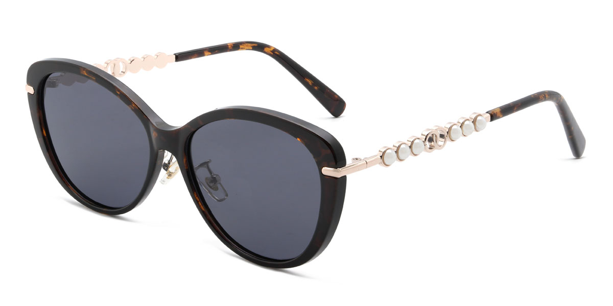 Teknősbéka Szürke Nickie Szemüveg - Cat Eye Sunglasses