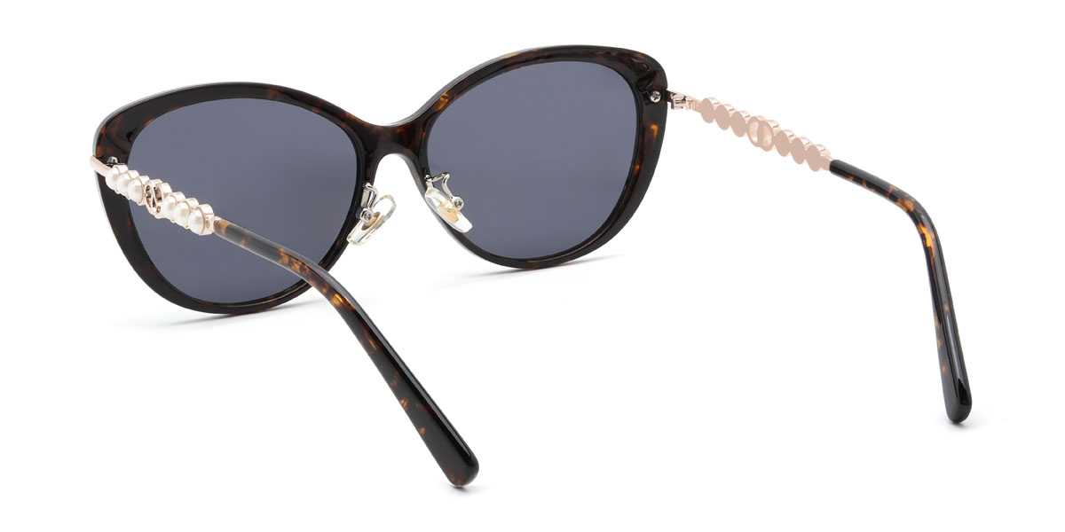Teknősbéka Szürke Nickie Szemüveg - Cat Eye Sunglasses