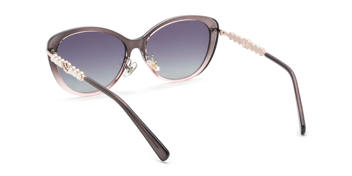 Szürke rózsaszín Gradual szürke Nickie Szemüveg - Cat Eye Sunglasses