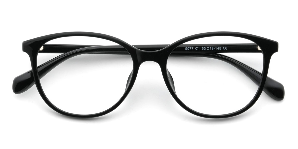 Fekete Falon Szemüveg - Oval Glasses