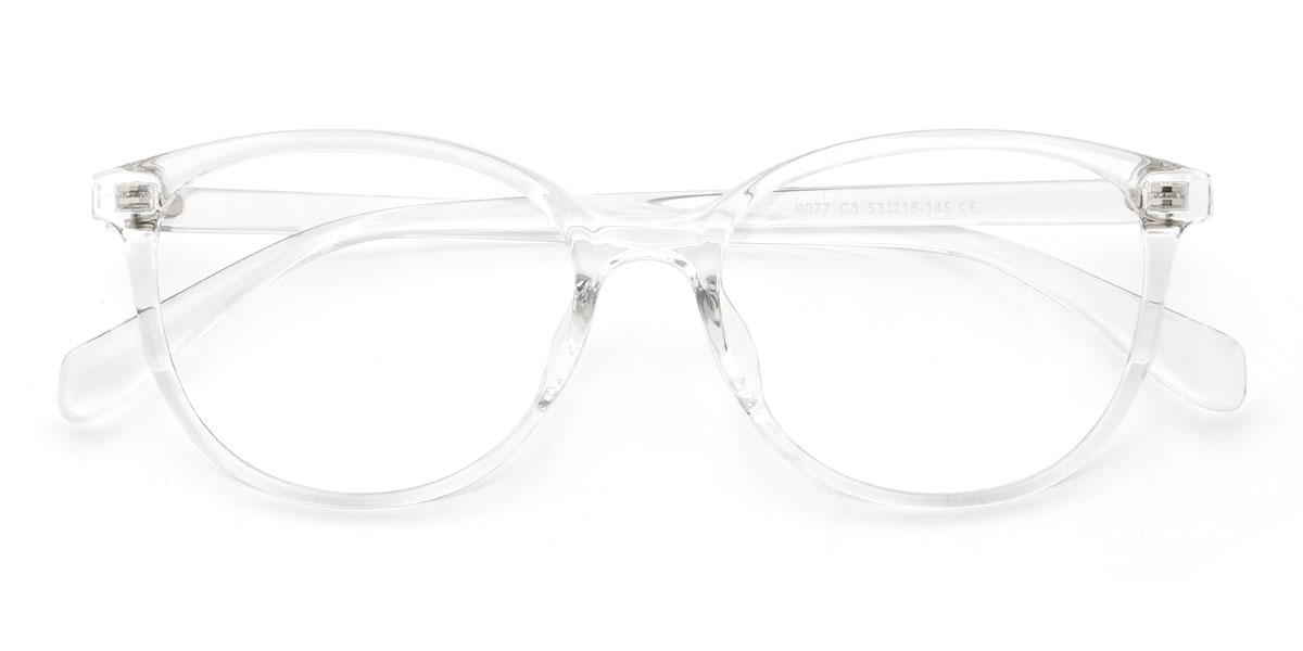 Világos Falon Szemüveg - Oval Glasses