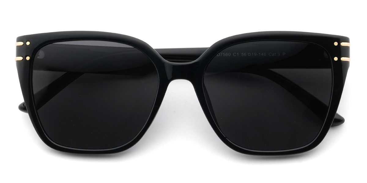 Fekete szürke Teeny Szemüveg - Square Sunglasses