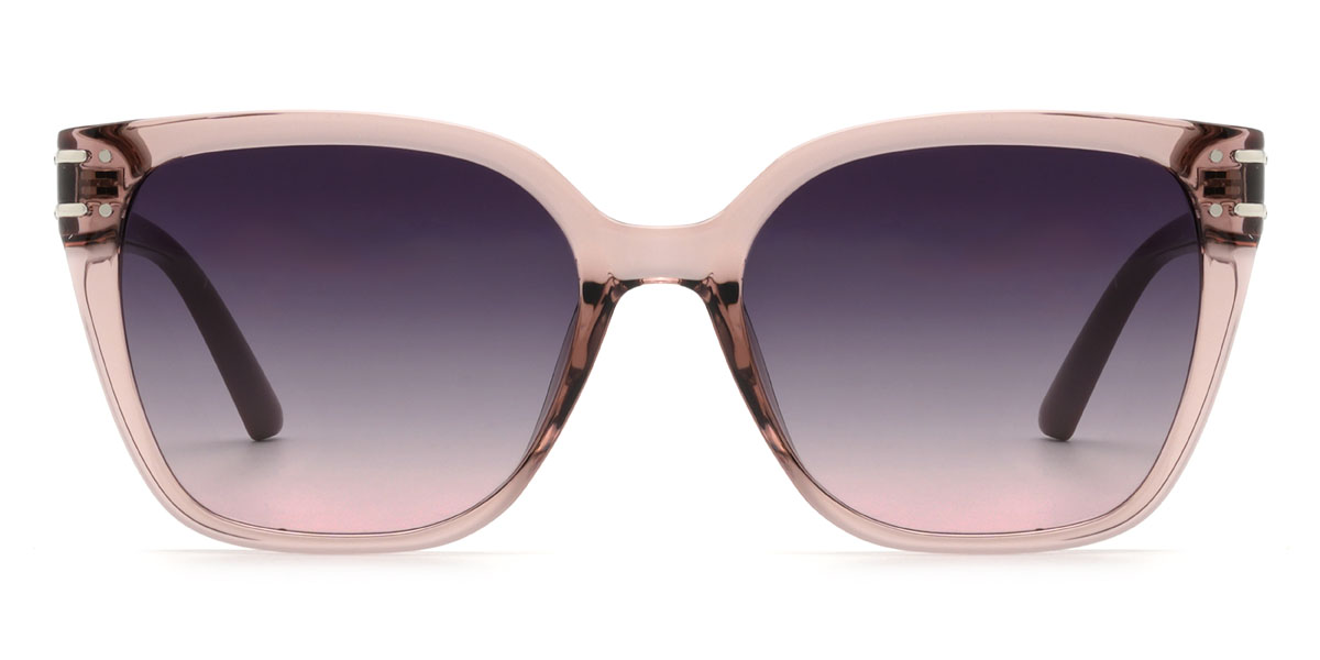 Rózsaszín Lila Rózsaszín Teeny Szemüveg - Square Sunglasses