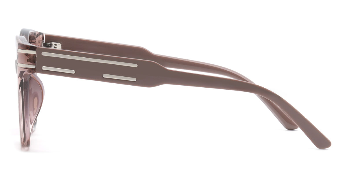 Rózsaszín Lila Rózsaszín Teeny Szemüveg - Square Sunglasses