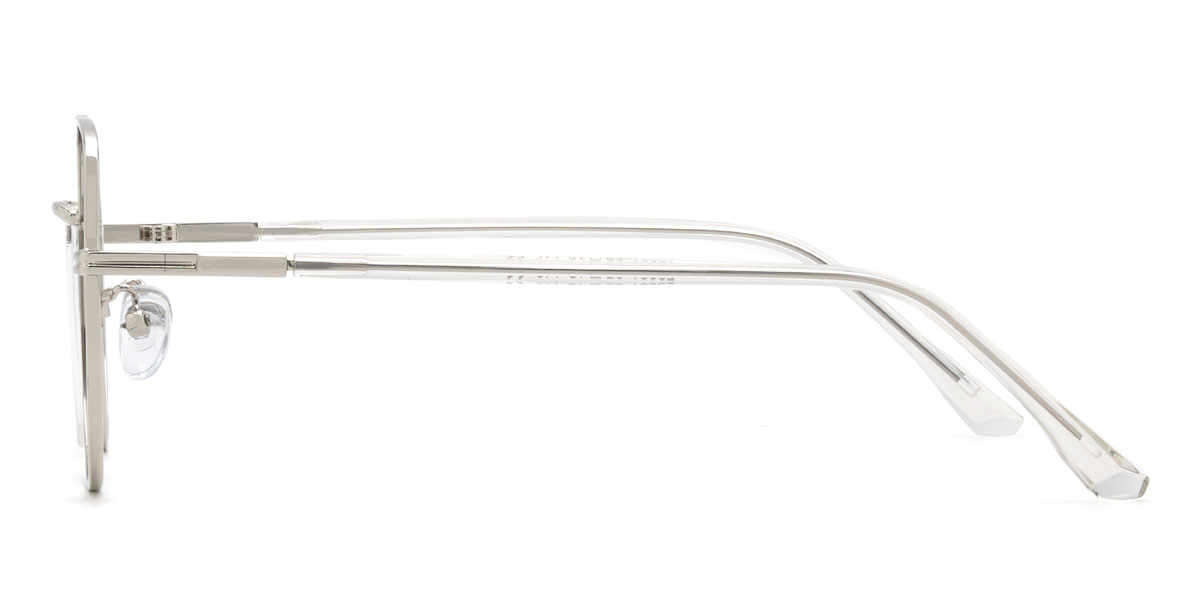 Ezüst átlátszó Taisia Szemüveg - Square Glasses