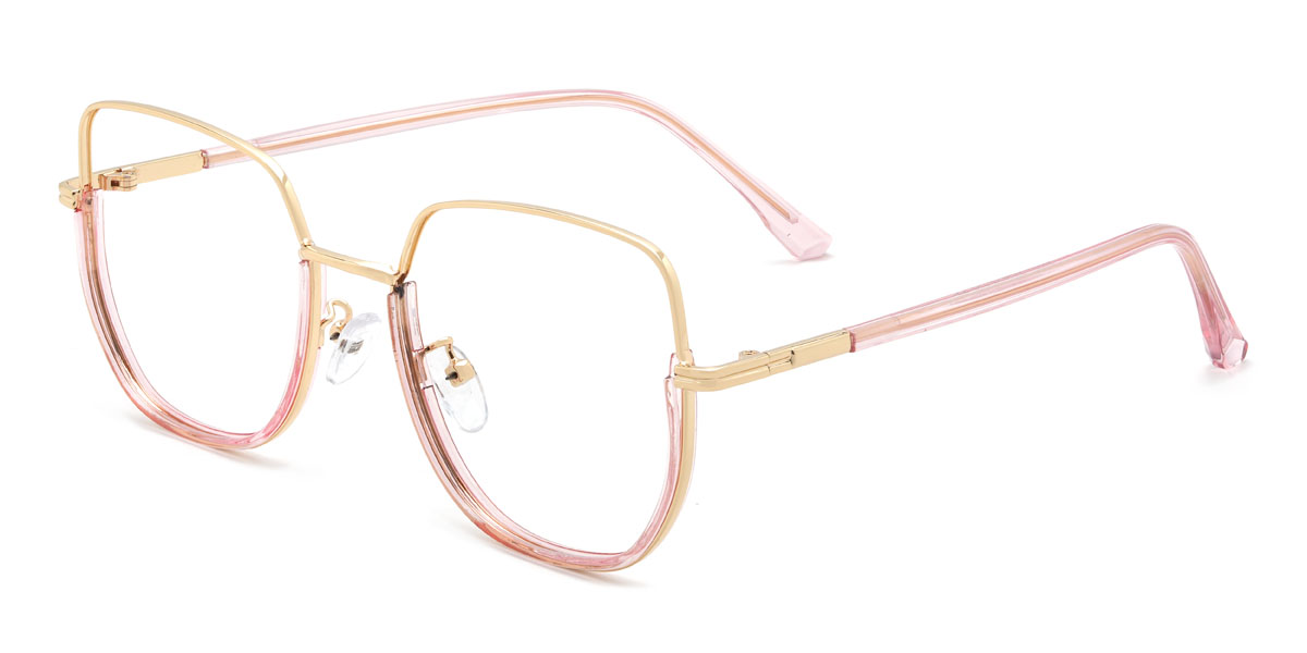 Arany rózsaszín Taisia Szemüveg - Square Glasses