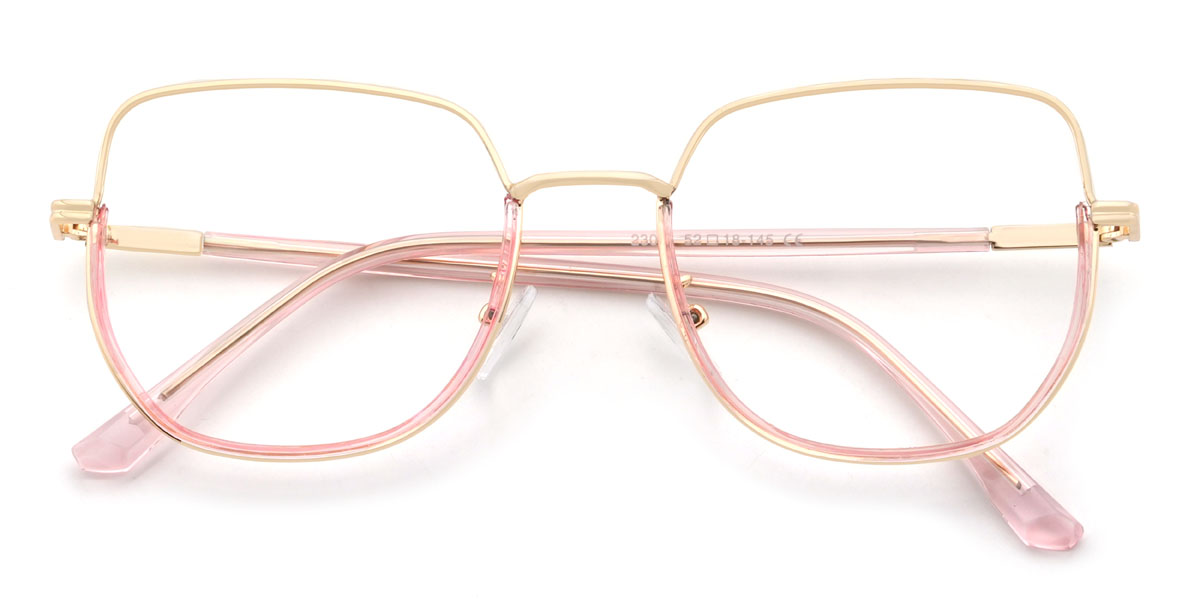 Arany rózsaszín Taisia Szemüveg - Square Glasses