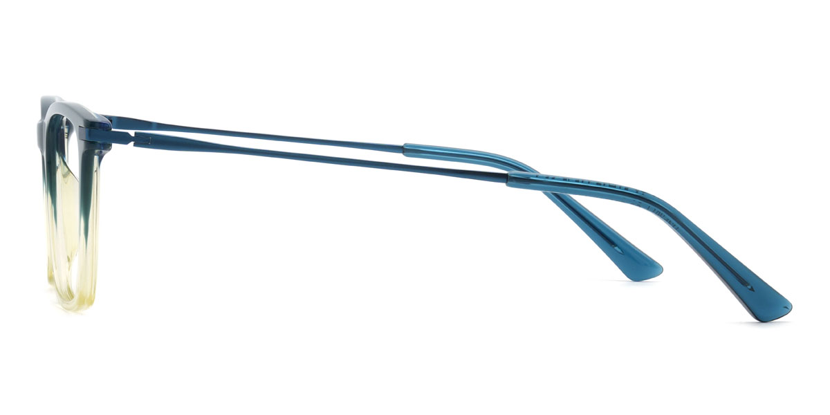 Kék sárga Abiodun Szemüveg - Rectangle Glasses