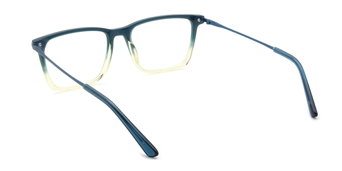 Kék sárga Abiodun Szemüveg - Rectangle Glasses