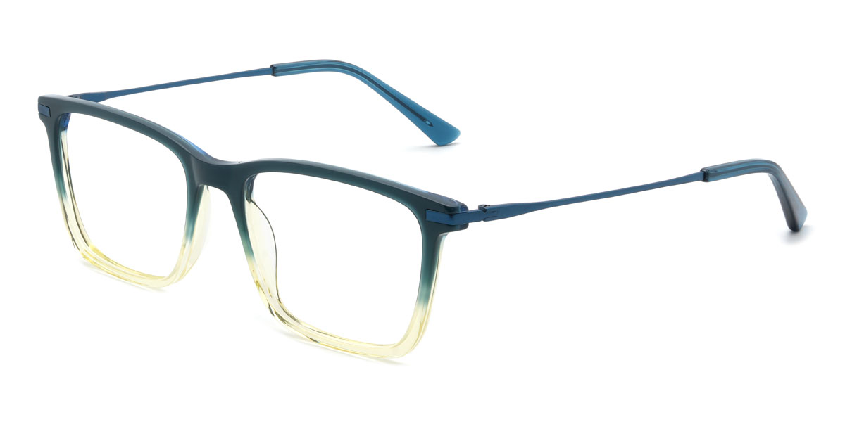 Kék sárga Abiodun Szemüveg - Rectangle Glasses