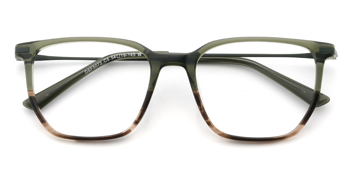 Zöld teknőspáncél Private Szemüveg - Rectangle Glasses