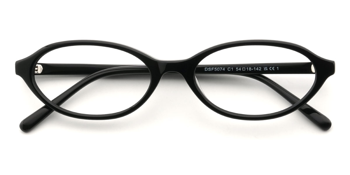 Fekete Vickie Szemüveg - Oval Glasses