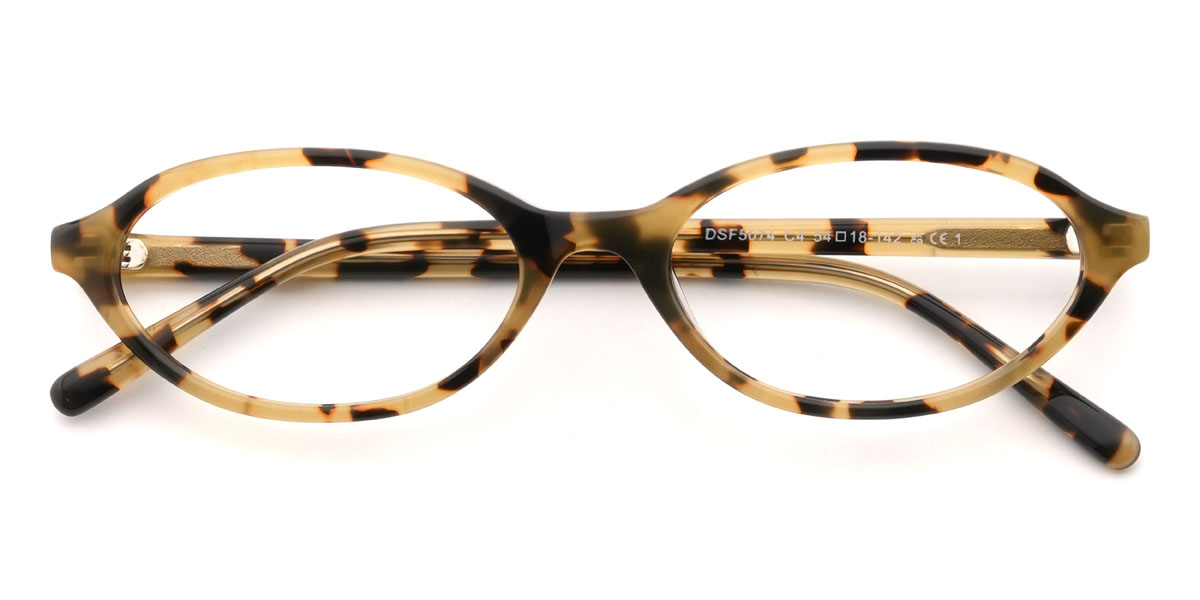 Elefántcsont teknősbéka Vickie Szemüveg - Oval Glasses