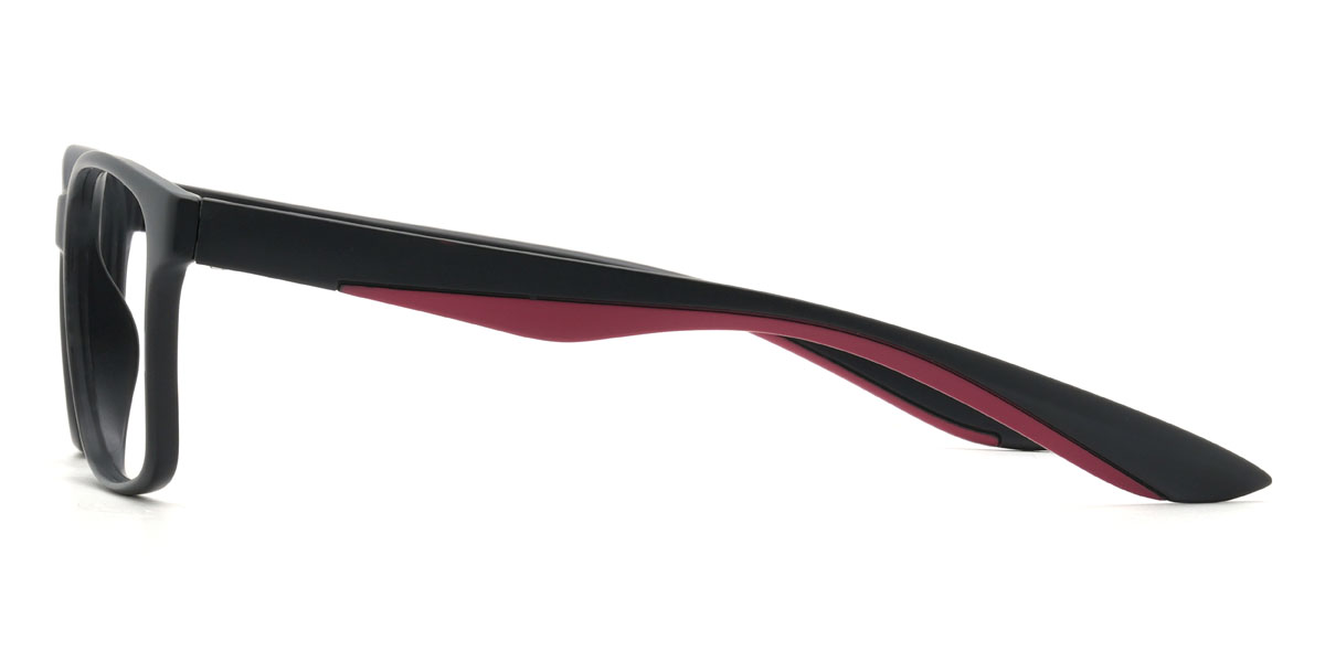 Fekete piros Edwards Szemüveg - Rectangle Glasses