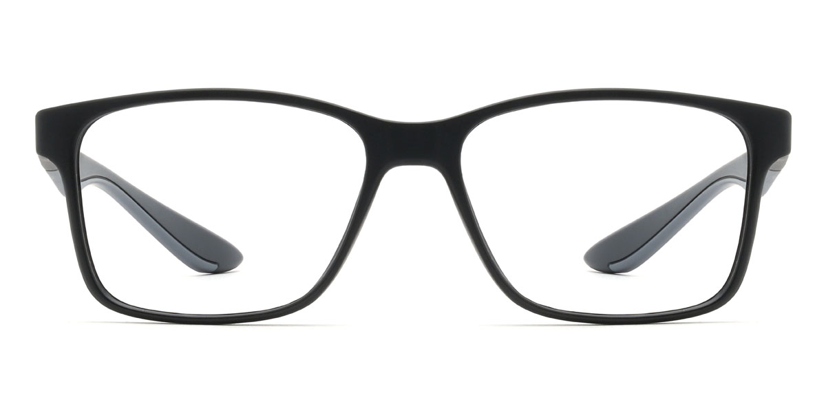 Fekete szürke Edwards Szemüveg - Rectangle Glasses