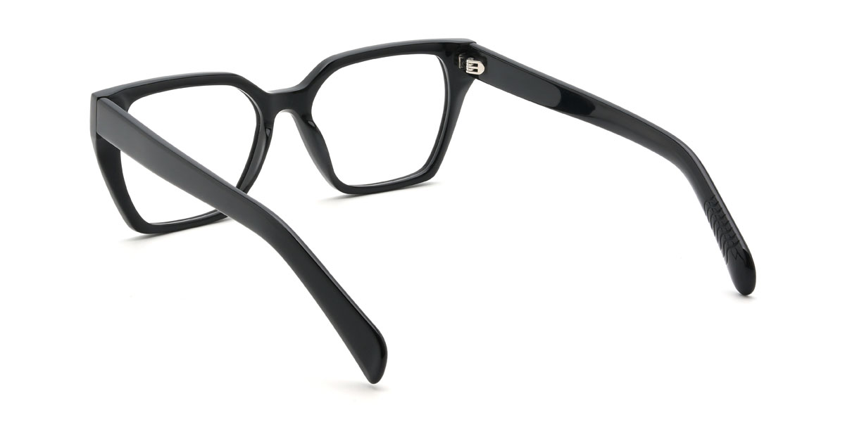 Fekete Misbah Szemüveg - Rectangle Glasses