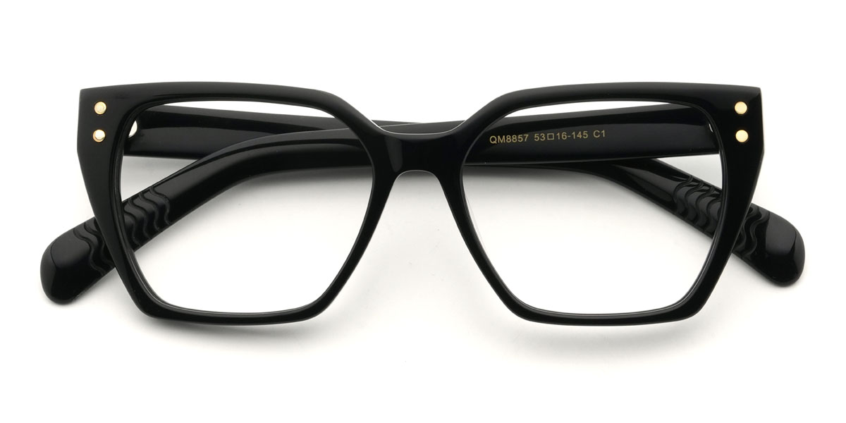 Fekete Misbah Szemüveg - Rectangle Glasses