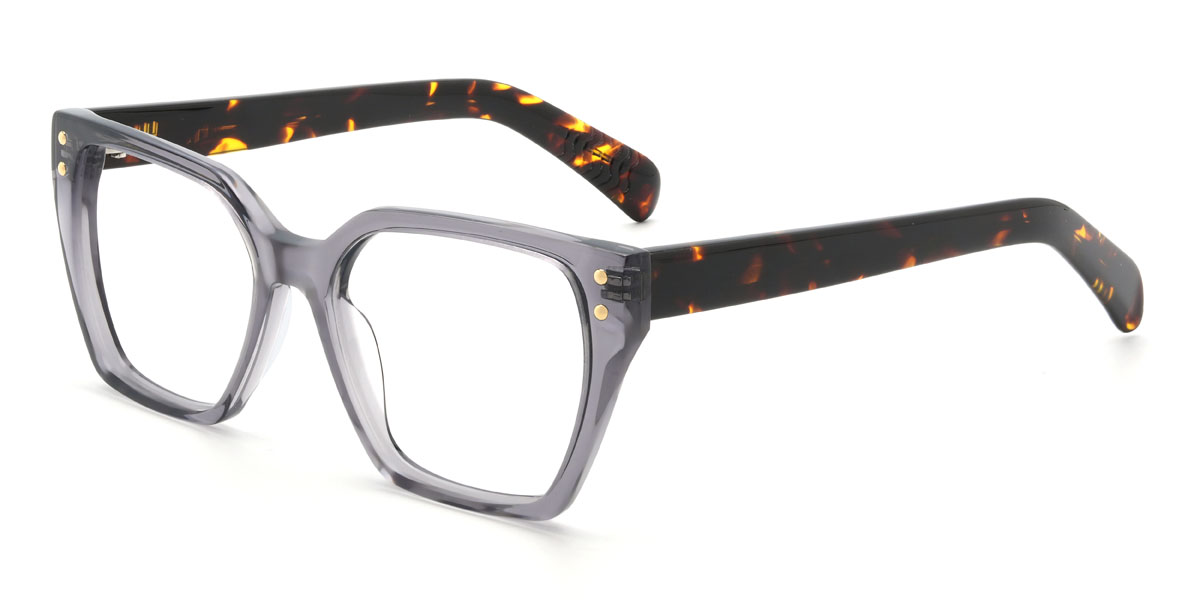 Szürke Misbah Szemüveg - Rectangle Glasses