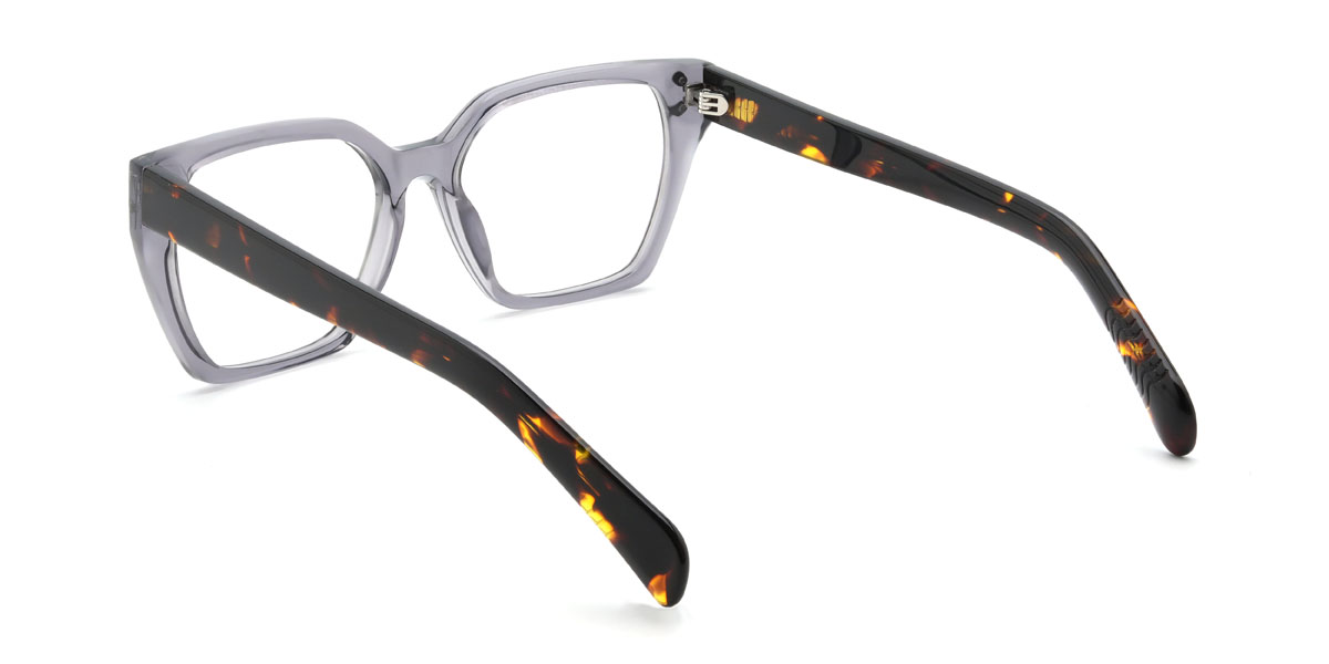 Szürke Misbah Szemüveg - Rectangle Glasses