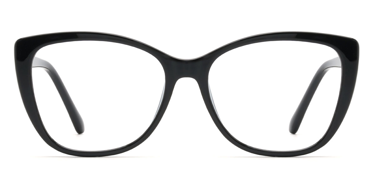 Noir Haidee Lunettes - Cat Eye Glasses