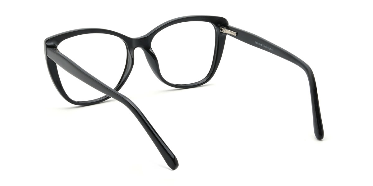 Noir Haidee Lunettes - Cat Eye Glasses