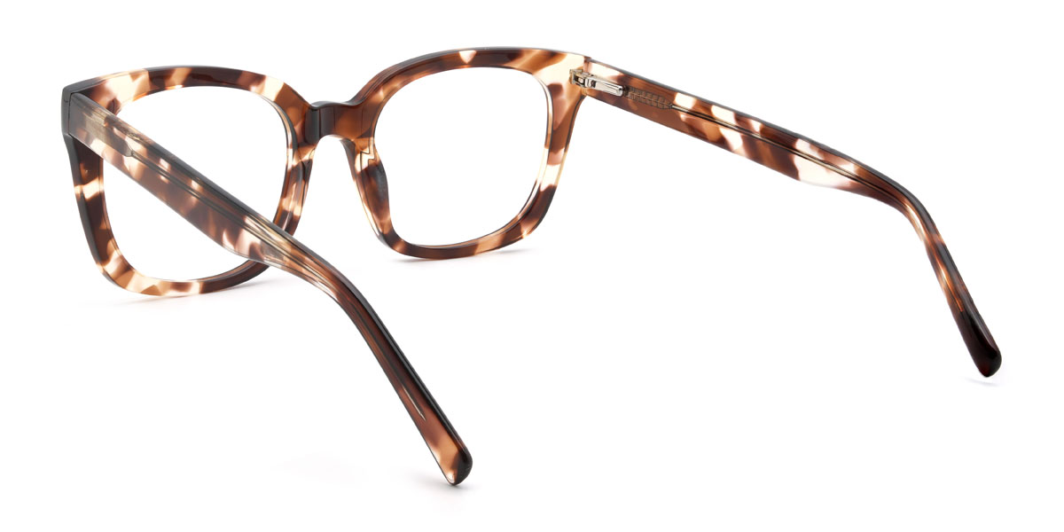 Tawny Tortoiseshell Sahana Glasses - Square Glasses