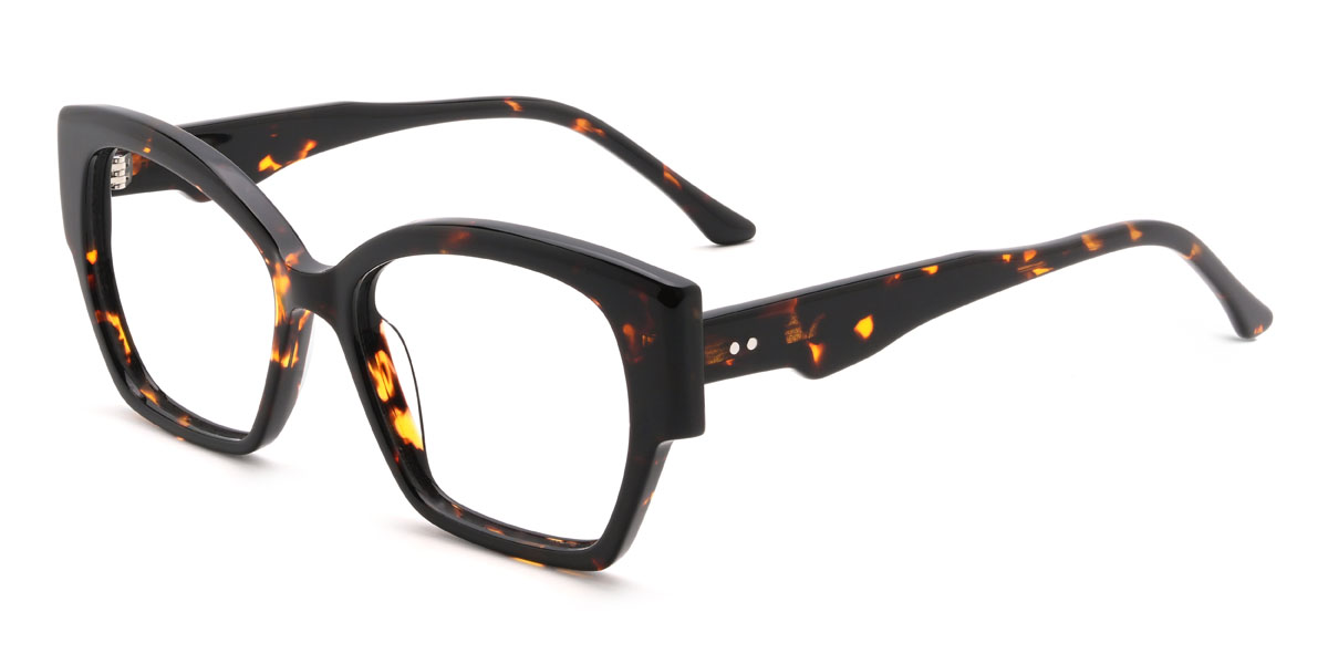 Tortoiseshell Queency Glasses - Round Glasses