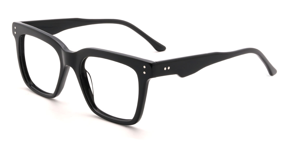 Black Gomez Glasses - Rectangle Glasses
