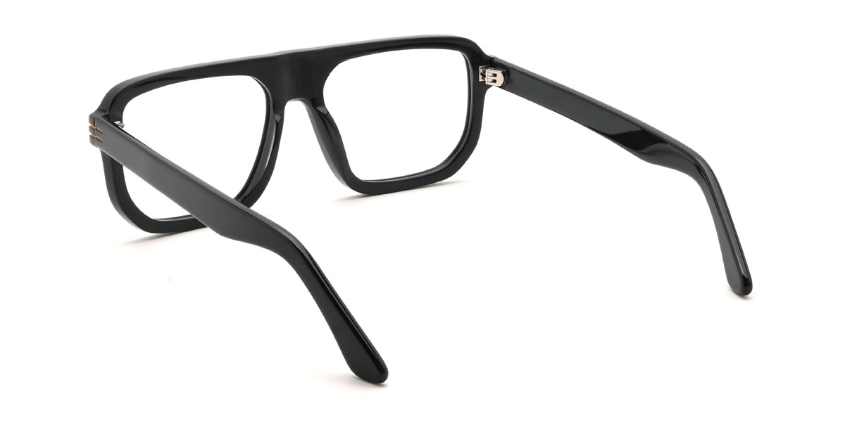 Black Ellianna Glasses - Rectangle Glasses
