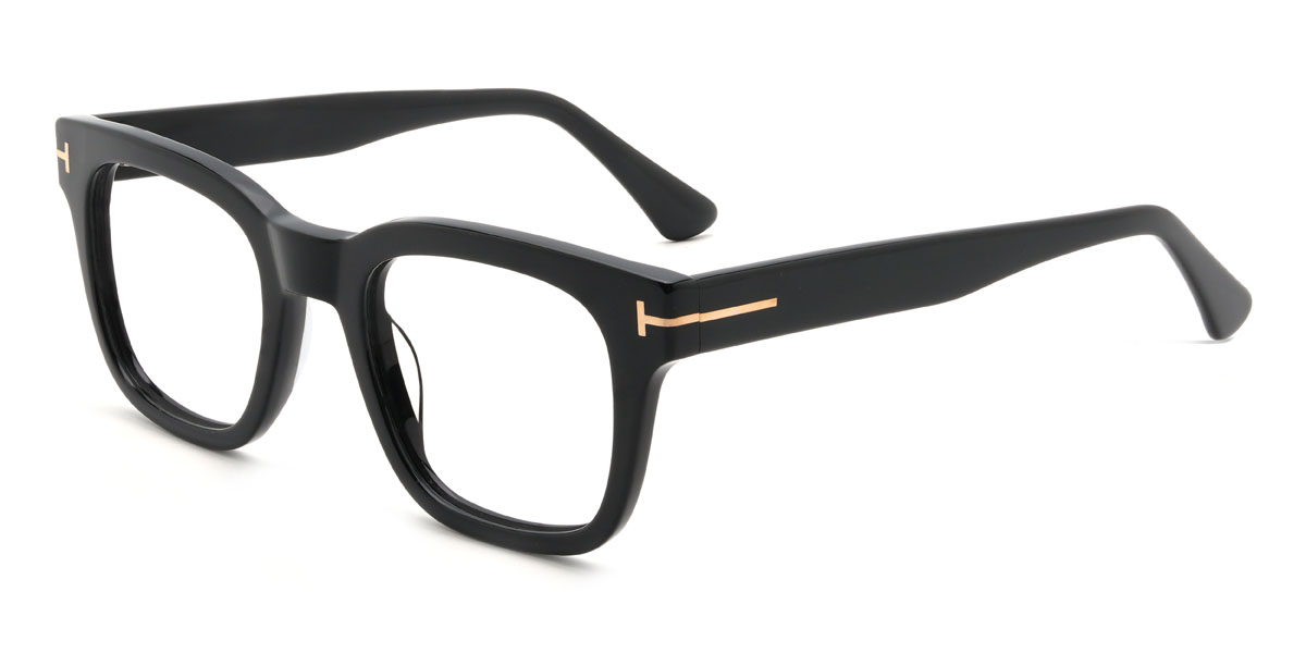 Black Ramsay Glasses - Rectangle Glasses