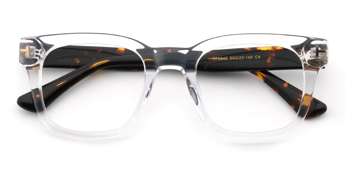 Clear Ramsay Glasses - Rectangle Glasses