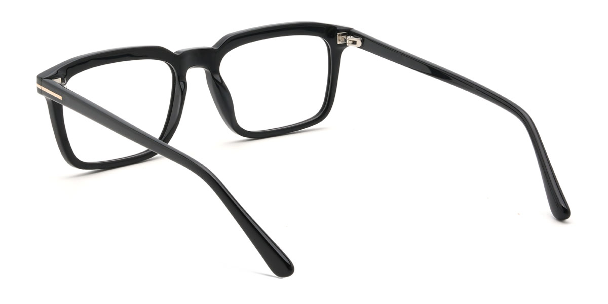 Black Haydon Glasses - Rectangle Glasses