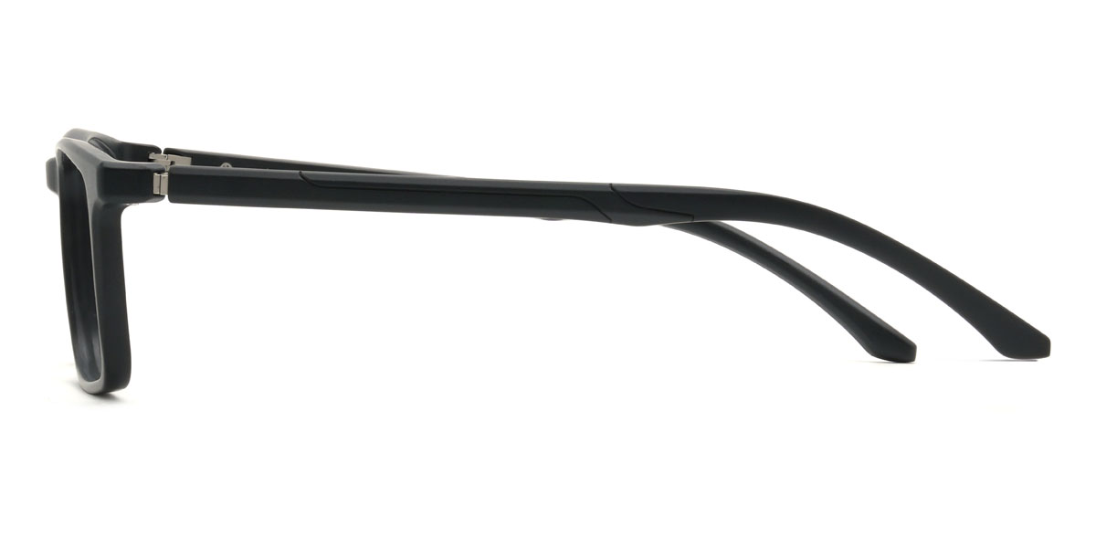 Black Sekou Glasses - Rectangle Glasses