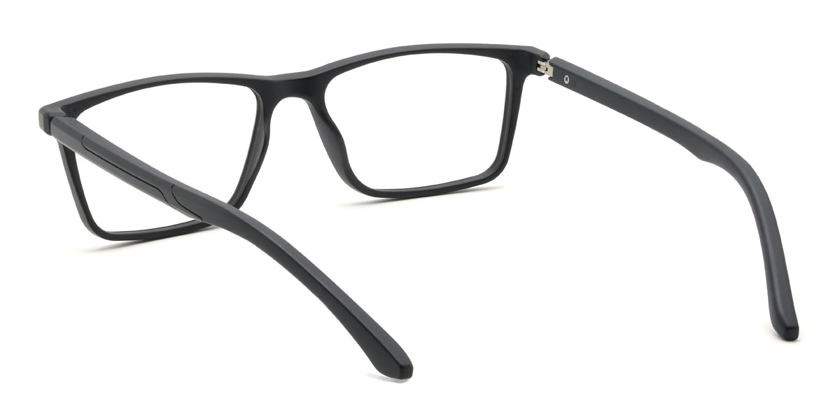 Black Sekou Glasses - Rectangle Glasses