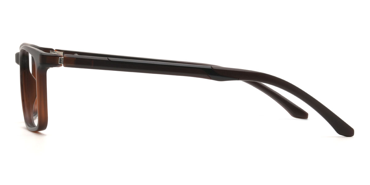 Brown Sekou Glasses - Rectangle Glasses