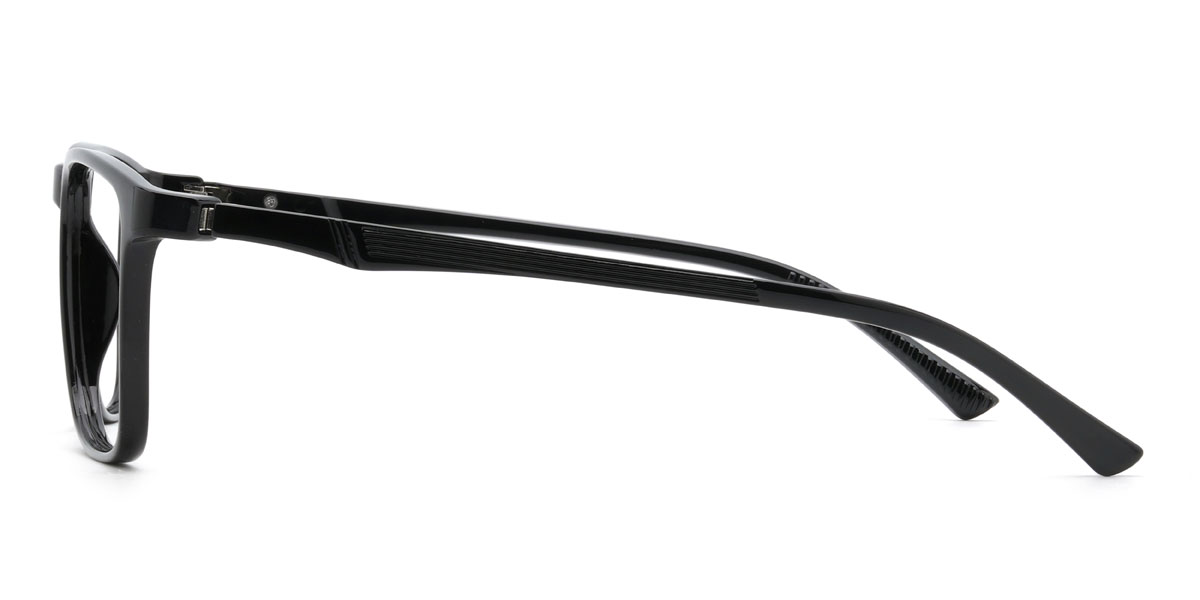 Black Naftali Glasses - Rectangle Glasses