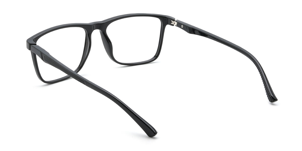 Black Naftali Glasses - Rectangle Glasses