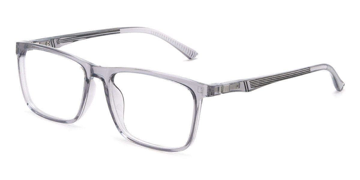 Grey Siddiq Glasses - Rectangle Glasses
