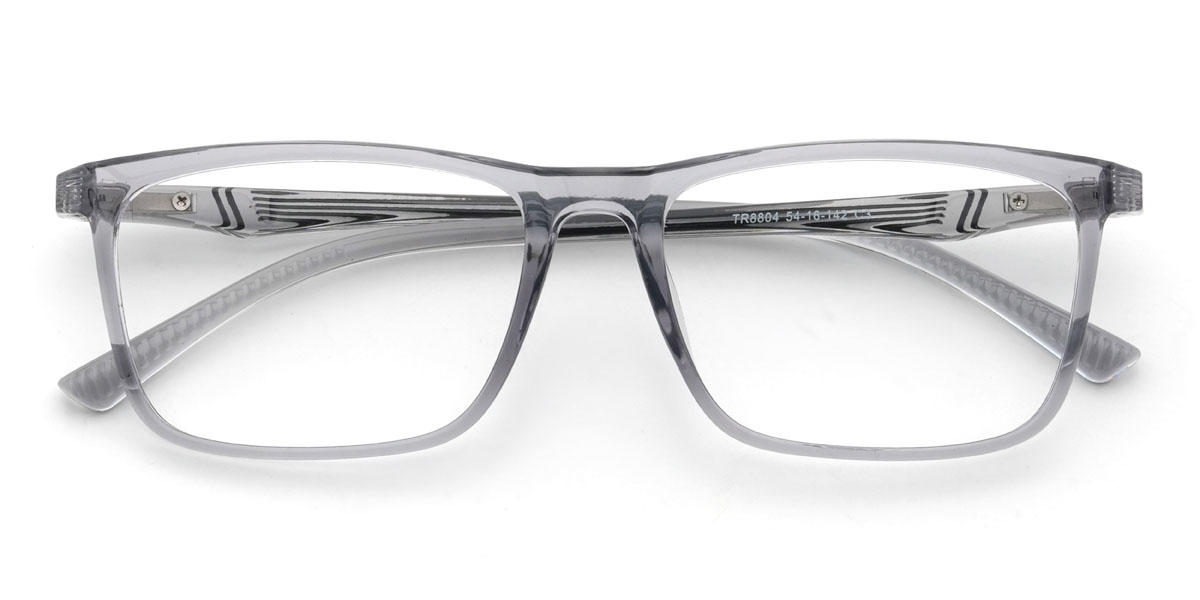 Grey Siddiq Glasses - Rectangle Glasses